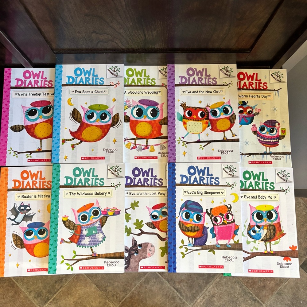 Owl Diaries Books 1-10 by Rebecca Elliot